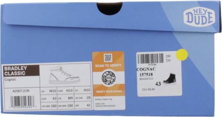 Hey Dude Klassieke Sneakers Brown Heren