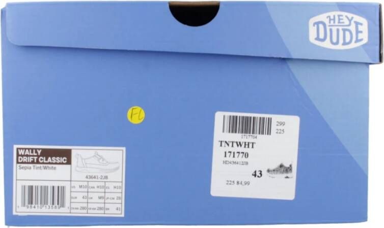 Hey Dude WALLY DRIFT CLASSIC Bruin - Foto 3