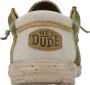 Hey Dude Groene platte schoenen Wally Coastline Jute Green Heren - Thumbnail 3
