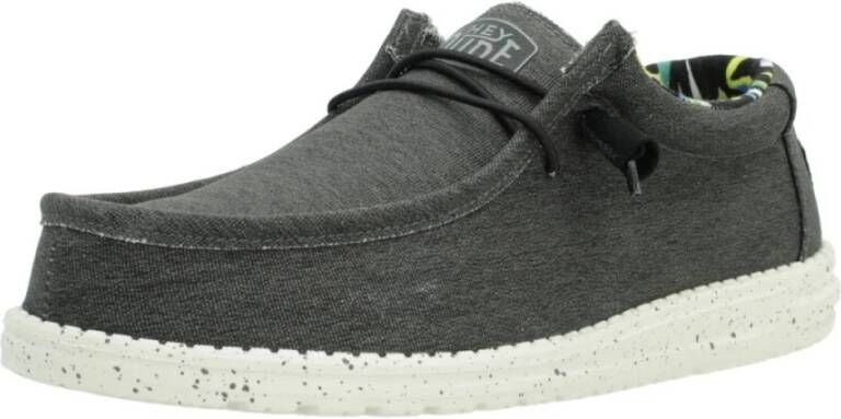 Hey Dude Laced Shoes Black Heren