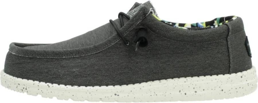Hey Dude Laced Shoes Black Heren