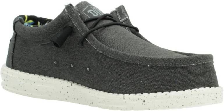 Hey Dude Laced Shoes Black Heren