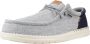 HEYDUDE Wally Funk Nylon Craft Heren Instappers Navy - Thumbnail 3