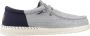 HEYDUDE Wally Funk Nylon Craft Heren Instappers Navy - Thumbnail 5