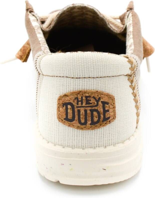 Hey Dude Laced Shoes Brown Heren