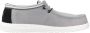 HEYDUDE Wally Letterman Heren Instappers Light Grey White - Thumbnail 5