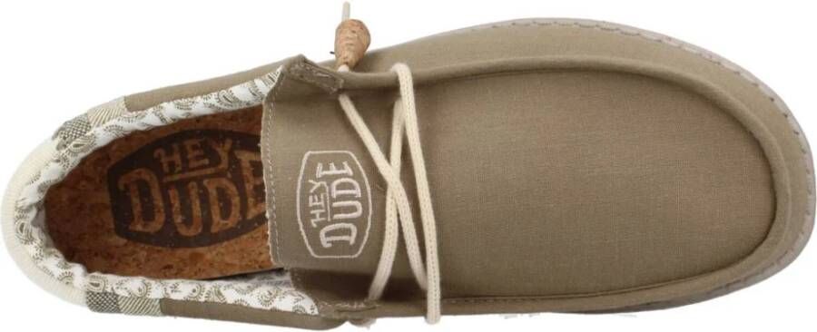 Hey Dude Laced Shoes Green Heren