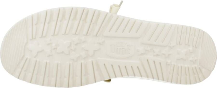 Hey Dude Laced Shoes White Heren