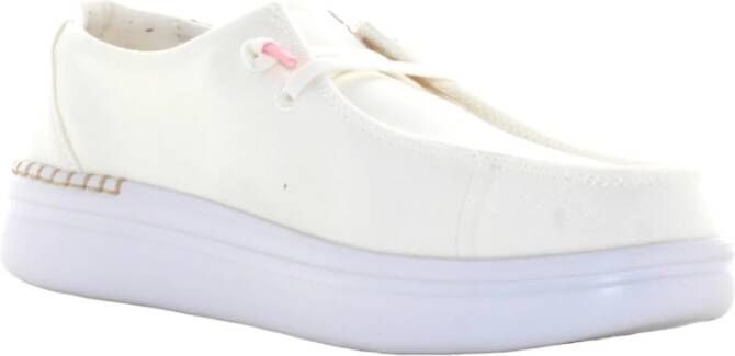 Hey Dude Lage damesschoenen White Dames