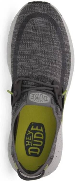 Hey Dude Lichtgewicht Sportieve Sneaker Gray Heren