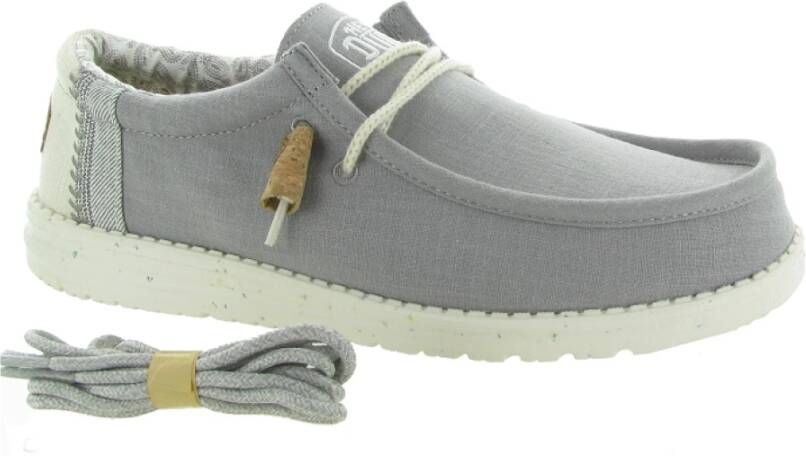 Hey Dude Linnen Schoenen Wally Gray Heren