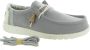 Hey Dude Ademende Baseball-geïnspireerde Wally Break Stitch Sneaker Gray Heren - Thumbnail 27