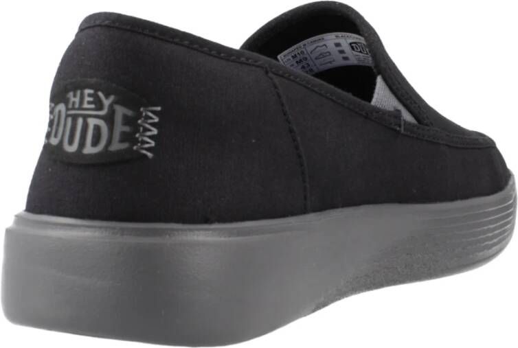 Hey Dude Loafers Black Heren