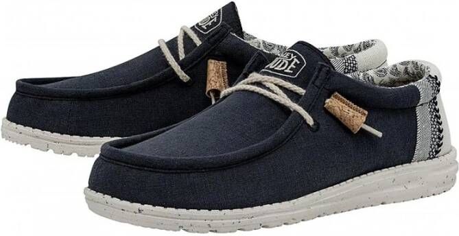 Hey Dude Loafers Blue Heren