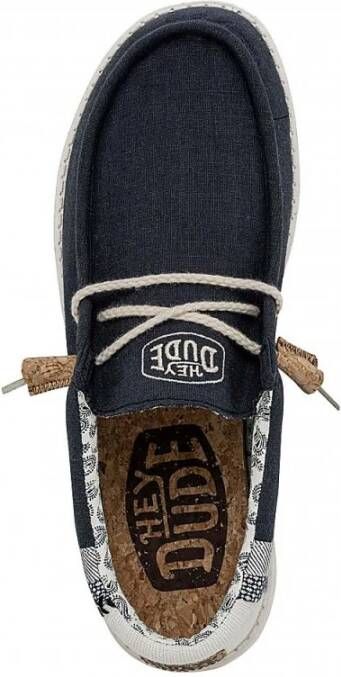 Hey Dude Loafers Blue Heren