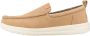 HEYDUDE Wally Grip Moc Craft Leather Heren Mocassins Tan - Thumbnail 4