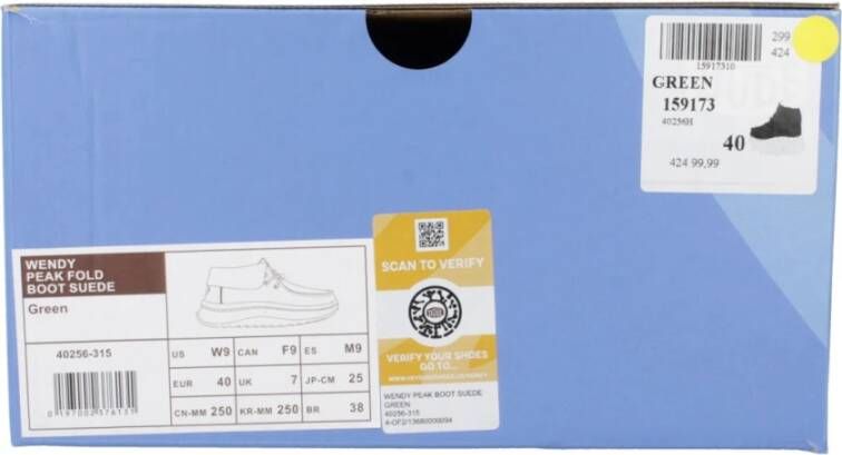 Hey Dude Peak Fold Veterschoenen Black Dames