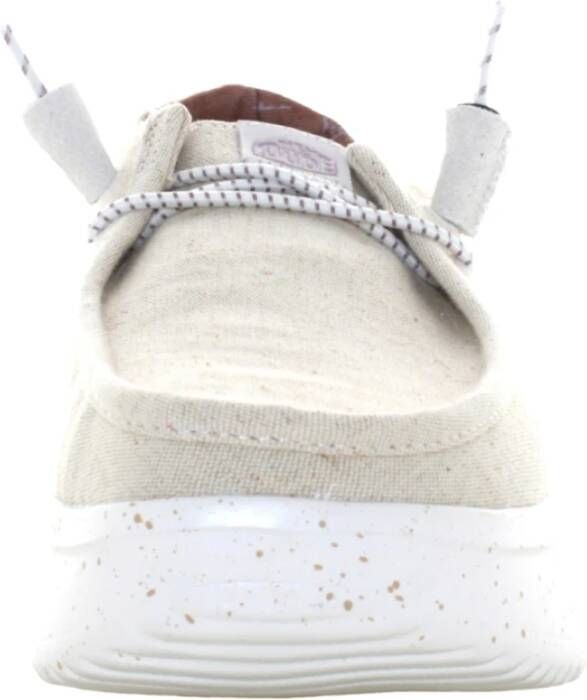 Hey Dude Platte Veterschoenen voor Dames Chambray Beige Dames