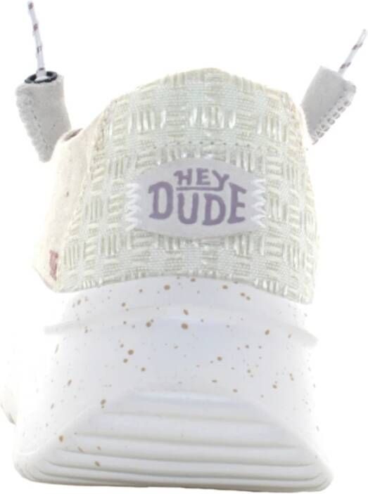 Hey Dude Platte Veterschoenen voor Dames Chambray Beige Dames