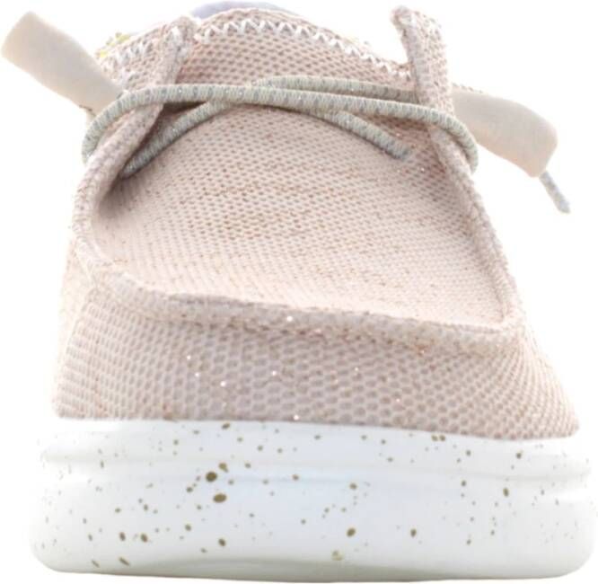 Hey Dude Platte Veterschoenen Wendy Rise Stretch Beige Dames