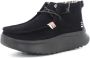 Hey Dude HEYDUDE Wendy Peak Hi Suede Dames Instappers Black - Thumbnail 10