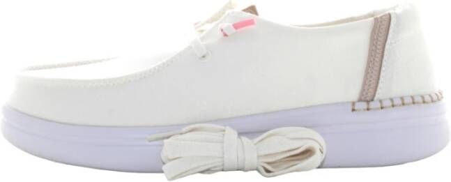 Hey Dude Shoes White Dames