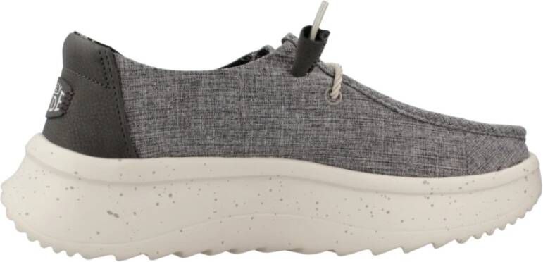 Hey Dude Geweven Veterschoenen voor Vrouwen Beige Dames