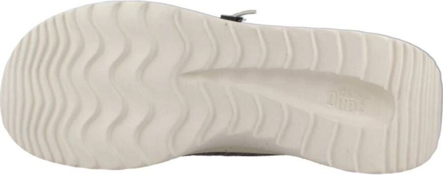 Hey Dude Geweven Veterschoenen voor Vrouwen Beige Dames