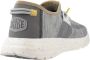 Hey Dude Lichtgewicht Sportieve Sneaker Gray Heren - Thumbnail 6