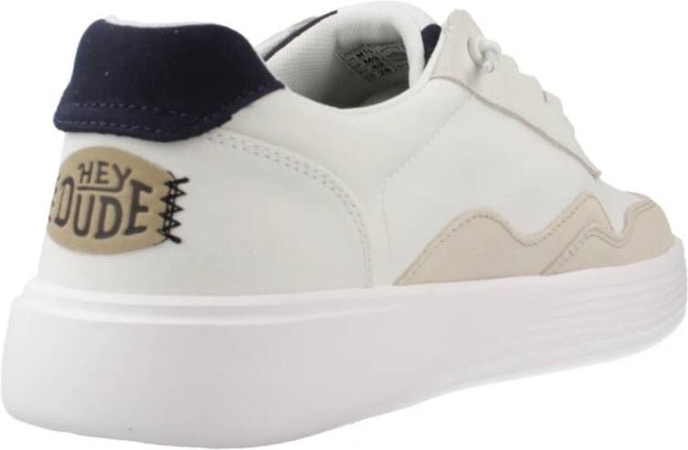 Hey Dude Sneakers White Heren