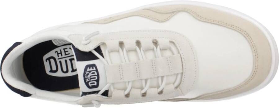 Hey Dude Canvas Sneakers voor Mannen White Heren