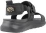 HEYDUDE Collins Mono Sport Dames Sandalen Black Black - Thumbnail 6