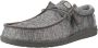 Hey Dude Sportieve Gebreide Veterschoenen Gray Heren - Thumbnail 4