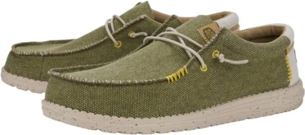 Hey Dude Stijlvolle Sneakers voor Mannen en Vrouwen Green Heren