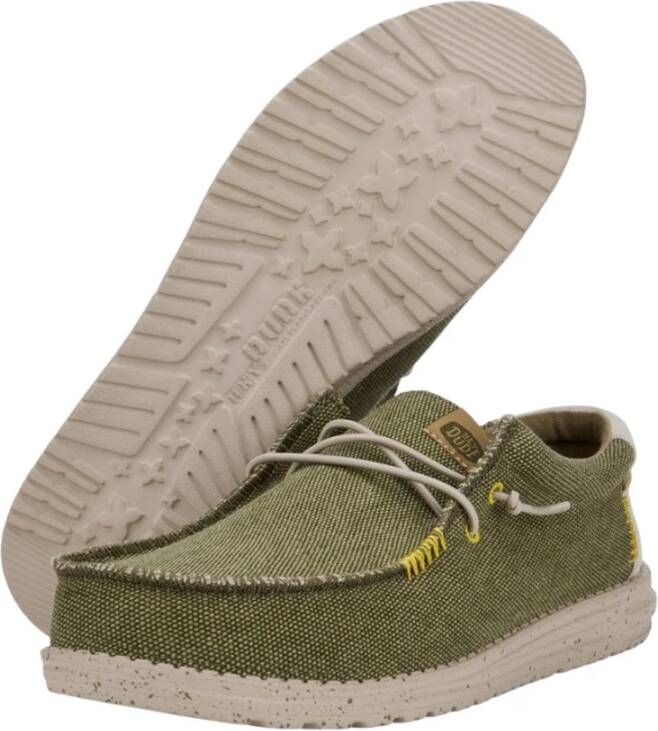 Hey Dude Stijlvolle Sneakers voor Mannen en Vrouwen Green Heren