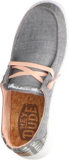 Hey Dude Stijlvolle Veterschoenen Gray Dames