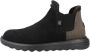 HEYDUDE Hey Dude Branson Suede Schoenen Zwart - Thumbnail 6