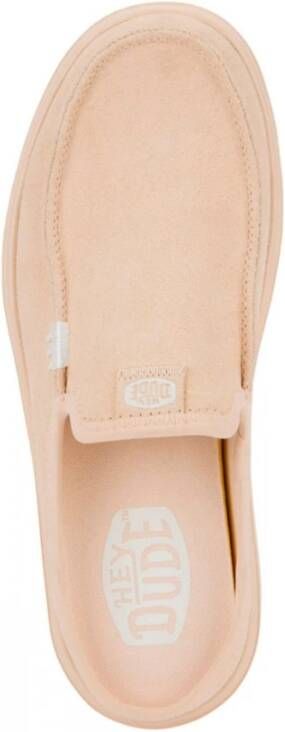 Hey Dude Suede Wedge Classic Schoenen Beige Dames