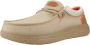 Hey Dude Veterschoenen in suède stijl Beige Heren - Thumbnail 4