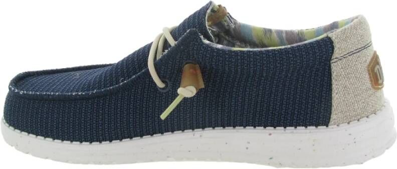 Hey Dude Wally Ecosox Stretch Schoenen Blue Heren