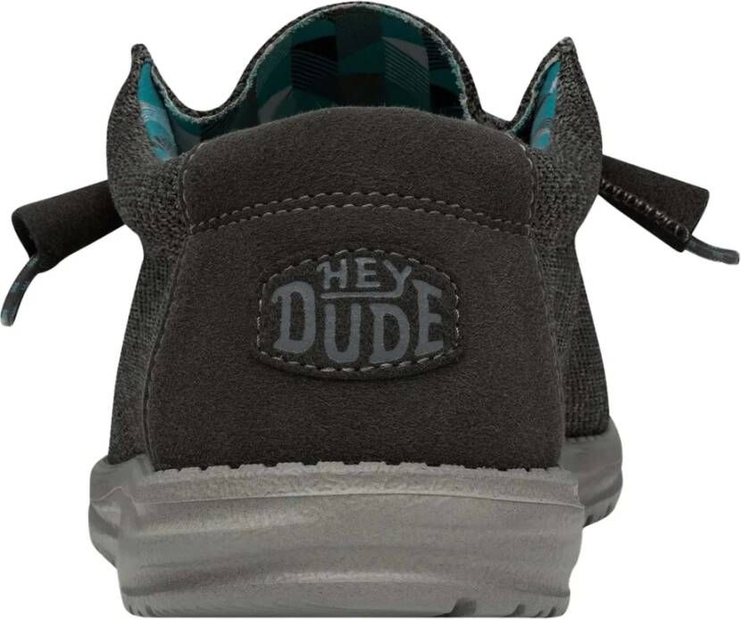 Hey Dude Wally SOX Lace Shoes Gray Heren