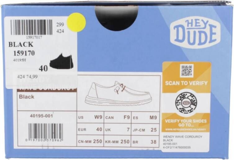 Hey Dude Wave Corduroy Veterschoenen