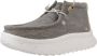 HEYDUDE Wendy Peak Hi Wool Instappers Grey - Thumbnail 4