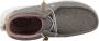 HEYDUDE Wendy Peak Hi Wool Instappers Grey - Thumbnail 9