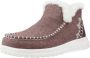 Hey Dude Denny Wool Faux Shearling Schoenen Bruin Vrouw - Thumbnail 5