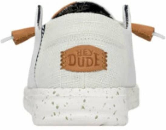 Hey Dude Witte dames mocassins comfortabel ontwerp