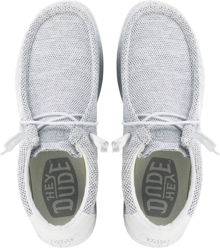 Hey Dude Witte Instapschoenen Gray Heren