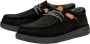 Hey Dude Zwarte Wally Grip Craft Leren Mocassin Black Heren - Thumbnail 3