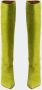 Hibourama Suède laarzen met 10 cm hak Green Dames - Thumbnail 6