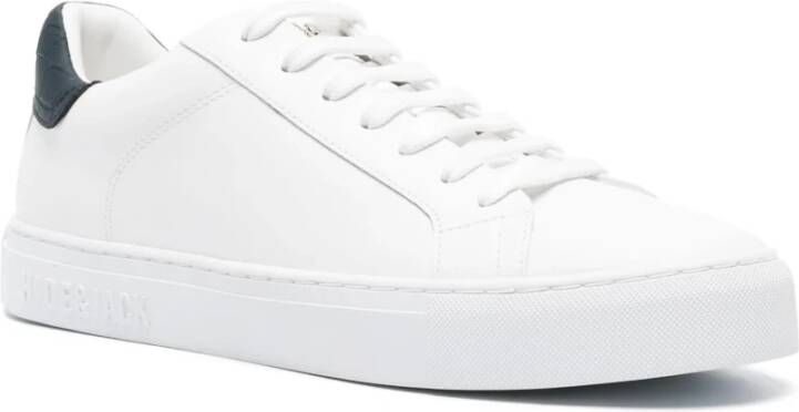 Hide&Jack Blauw Wit Lage Top Sneaker White Heren